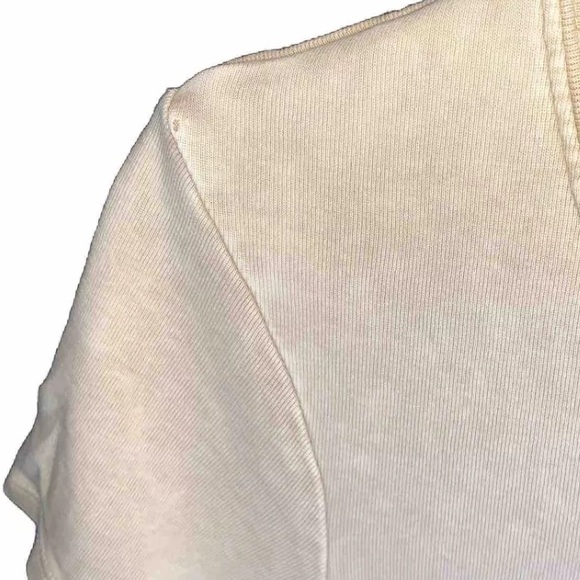 XCIT u.s.a. Ladies Causal Comfy Vintaged Weathered Tee XL Beige Sun Bleached - Picture 4 of 5